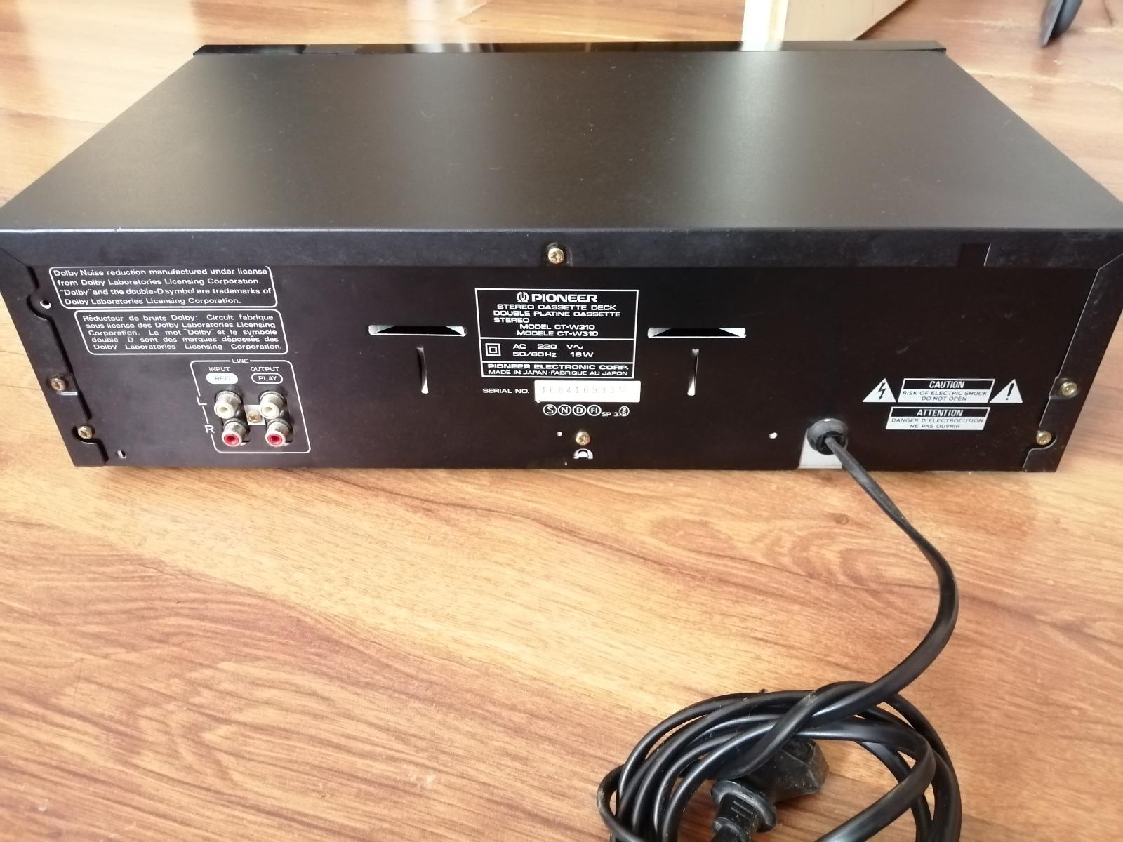 PIONEER CT W310 - TV, audio, video
