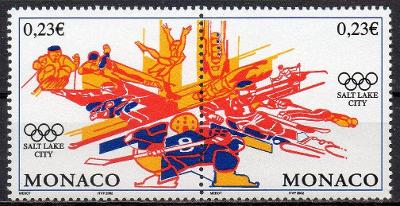 Monako-ZOH Salt Leke City 2002**  Mi.2588-2589 / 1 €