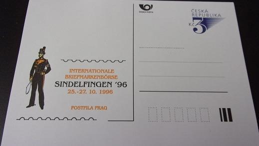 ČR - Dopisnice CDV P19 Sindelfingen 1996          SLEVA