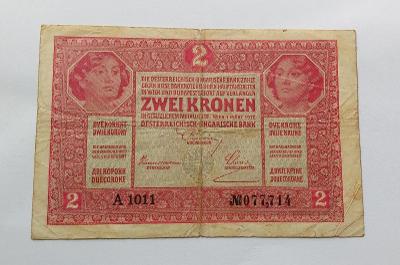 2 Kronen 1917 - série A 1011..