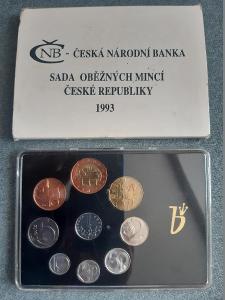 Sada oběžných mincí České republiky 1993, ČNB. TOP!!RARE!!