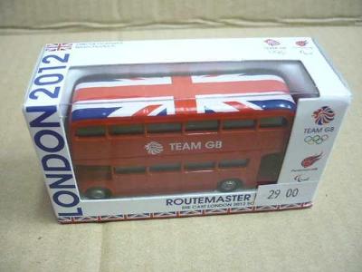 Sběratelský model auto LONDON 2012 Team GB Doubledecker kovové