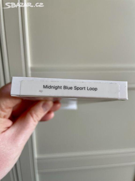 Apple watch řemínek 40mm Midnight Blue Sport Loop