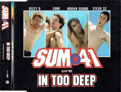 SUM 41-IN TOO DEEP CD SINGLE 2001.