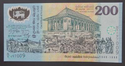 SRI LANKA (P114b) 200 Rupees 1998 UNC PLAST