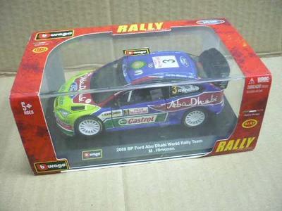 Sběratelský model auto RALLY 2008 BP Ford Abu Dhabi  (Burago) 1:32