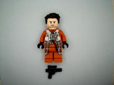 Poe Dameron Pilot X-wing - Lego Star Wars Minifigure /ORIGINÁL