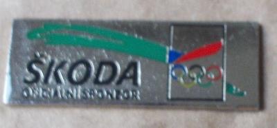 Odznaky auto moto Škoda Olympiáda 