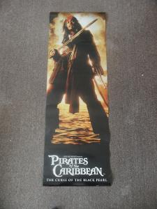 Plakát Pirates of the Caribbean Sparrow - Depp 53x157cm