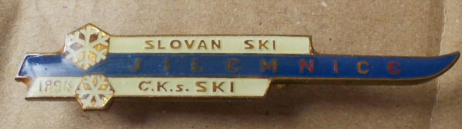 Odznak turistika hory sníh lyžování horolezectví Jilemnice SKI  - Odznaky, nášivky a medaile