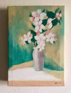 Obraz - Květinové zátiší - Akryl na plátně