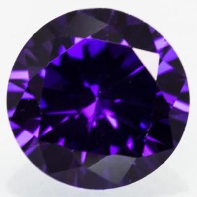 CZ Ametyst Violet, nádherná barva 0,42ct IF (6756)