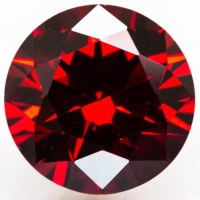 CZ Granát Intense Red, nádherná barva 1,40ct IF (6434)