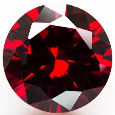 CZ Granát Intense Red, nádherná barva 3,41ct IF (7356)