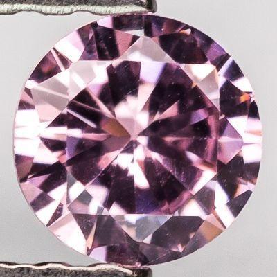 CZ Safír Light Pink, pěkný třpyt 0,44ct IF (6135)