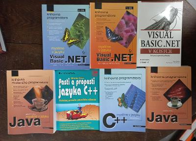 Knihy programování - 7 ks - seznam viz fotky - zajímavé