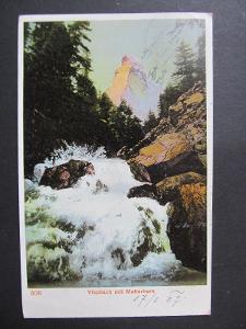 a5116 SCHWEIZ Švýcarsko Matterhorn 1907