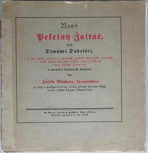 Josef VÁCHAL : Nový pekelný žaltář (1913) - vyzdobeno mnoha dřevoryty