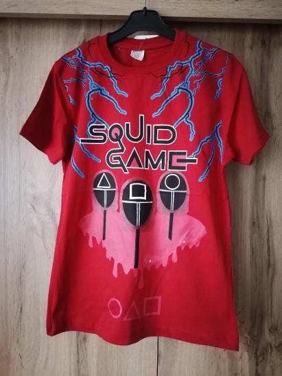 NOVÉ - Chlapecké triko Squid Game, vel. 134 /140