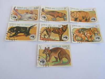 Známky Laos 1984, Mezinár. výstava známek  Ausipex 84,  Melbourne