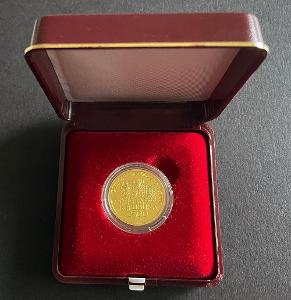 2500 Kč Zlatá mince 2008, Kulturní památka hamr v Dobřívě, Proof !!!