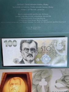 Pamětní bankovka 100 Kč Karel Engliš (2022), série EQ07, UNC nová
