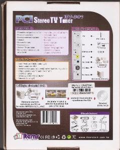 PCI Stereo TV Tuner \ karta, ITV-301