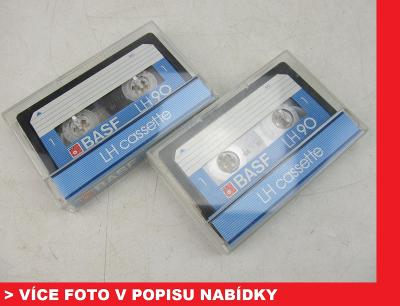 Basf LH 90 min - LH cassette - 2x DOBOVÁ KAZETA Germany