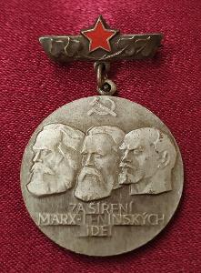 Vyznamenání - Za šíření Marx-Leninských ideí, MěstV KSČ Ostrava