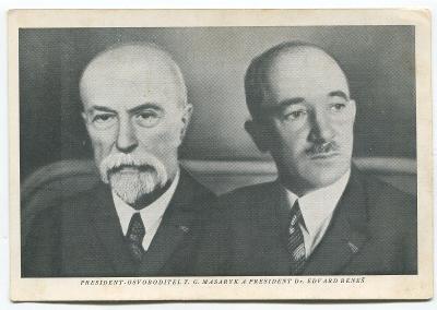 T. G. MASARYK a Dr. E. BENEŠ - prezidenti