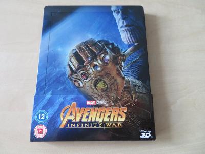 Avengers: Infinity War steelbook 3D EMBOSSOVANÝ (VYPRODÁNO)