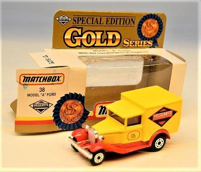 2 MATCHBOX MB38 - FORD T VEGEMITE GOLD SERIES