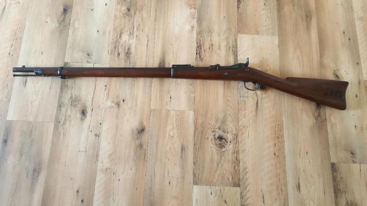 Historická puška Springfield Trapdoor cal.45-70 M.1884 Nádherný stav  