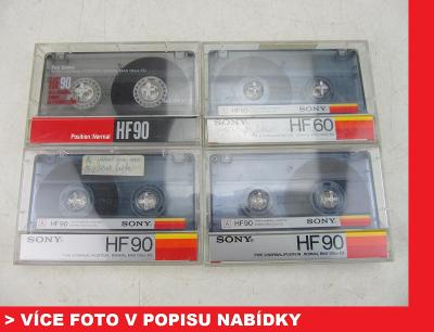 SONY HF 60 a 90 min - 4x DOBOVÁ KAZETA - SONY