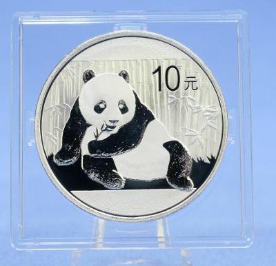 China 10 Yuan 2015 Panda 1 OZ Ag BU čŠU005 