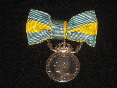 Medaile Za zásluhy o dobrovolnou zdravotní péči Gustav VI, stříbro