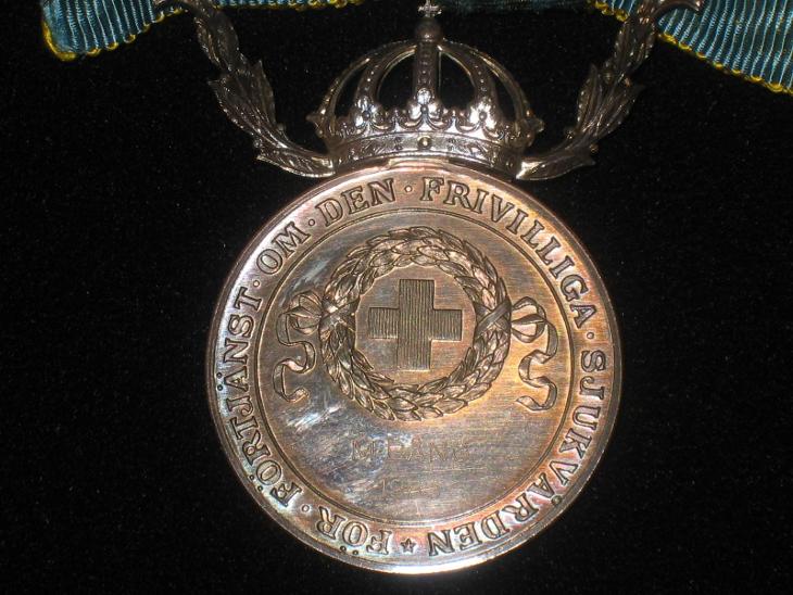 Medaile Za zásluhy o dobrovolnou zdravotní péči Gustav VI, stříbro - Faleristika