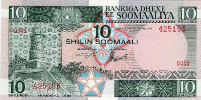 Somálsko - bankovka v perfektním stavu!