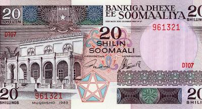 Somálsko - bankovka v perfektním stavu!