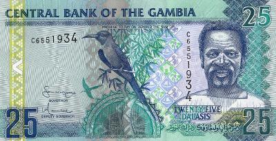Gambie - bankovka v perfektním stavu!