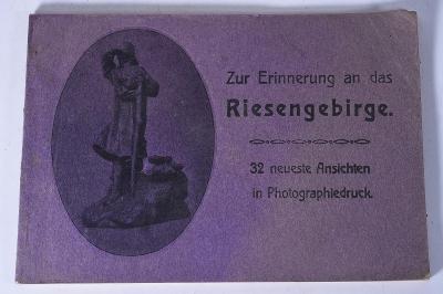 Obrazová publikace Zur Errinerung an das Riesengebirge, 19.stol.