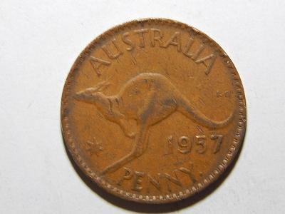 Austrálie 1 Penny 1957 F-VF č31527