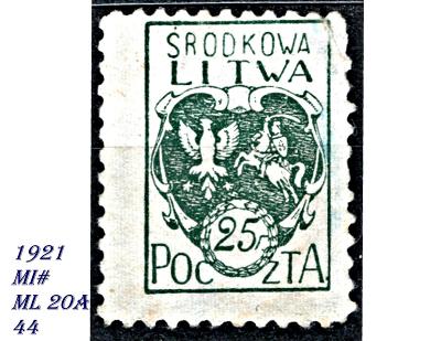 Střední Litva 1921, znak