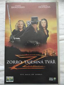 VHS Zorro Tajemná tvář 