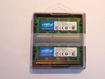 16GB Kit (2x8GB) RAM SODIMM DDR3L 1866MHz CRUCIAL paměť, NOVÉ
