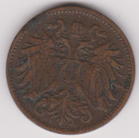 2 haléř 1896 F.J.I. Rakousko-Uhersko  - Numismatika