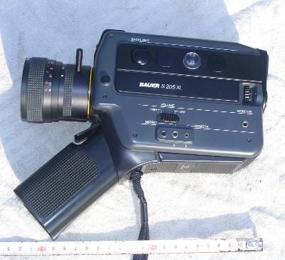 Stará filmová kamera Bauer S 205 XL 