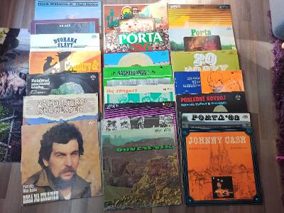 21 kusů LP/vinyl – Country and Western