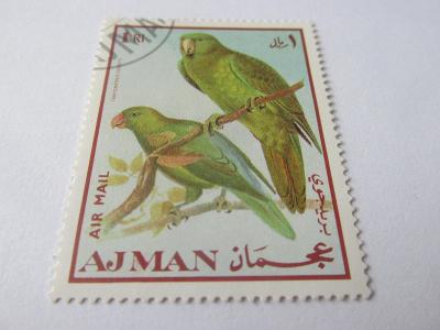 Známky Ajman 1969, Ptáci - Papoušci