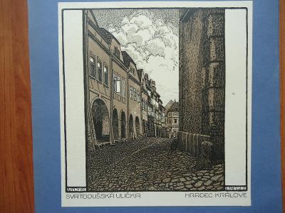 HRADEC  KRÁLOVÉ  -  J.Vlček - 1912 - 15 vyobrazení - vel.24 x 31 cm